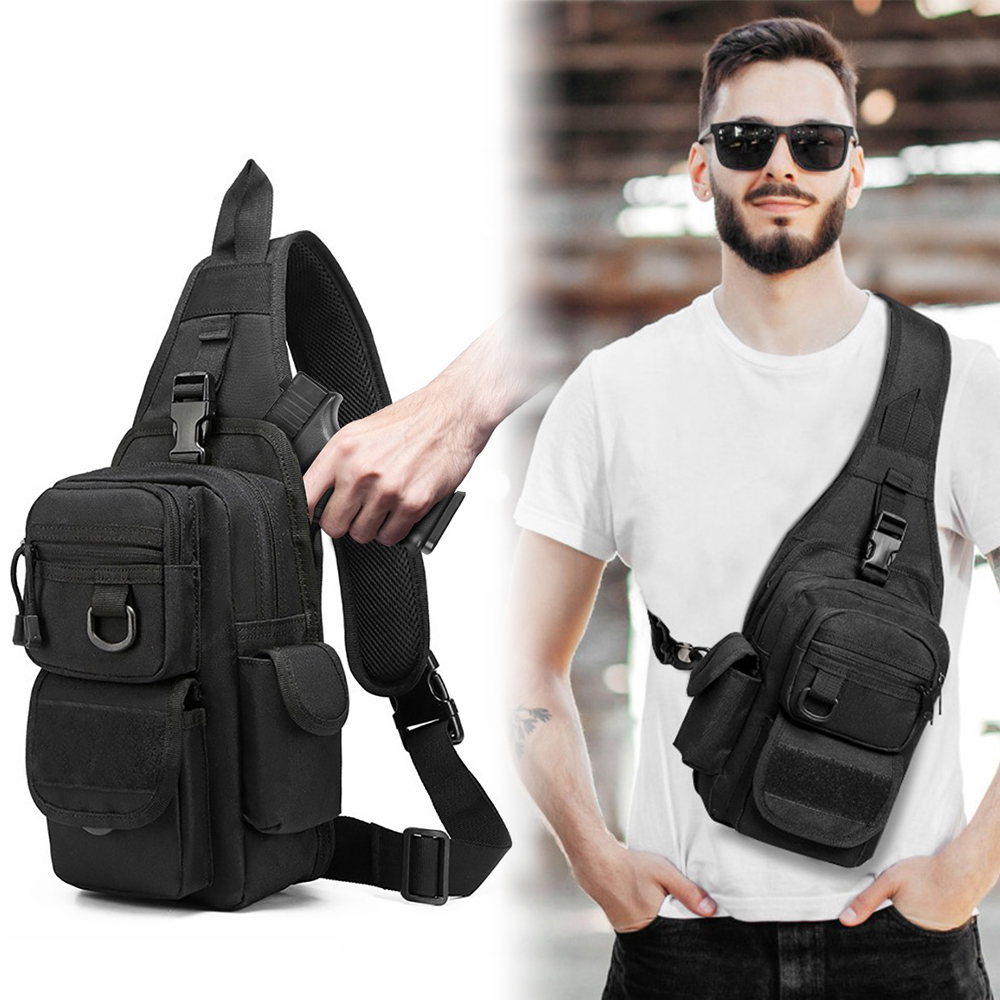 Edc Concealed Carry Backpack - Bolsa de pistola táctica, bolsa de