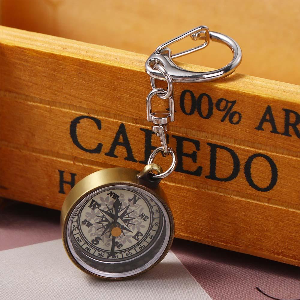 Brújula de Bolsillo Portátil d - Compass Keychain Mini reseña y precio