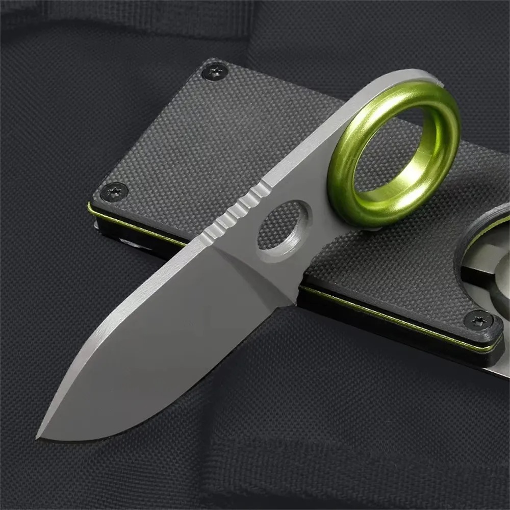 Mini Navaja de Hoja Fija con A - Edc Carry Fixed Blade Knife reseña y precio