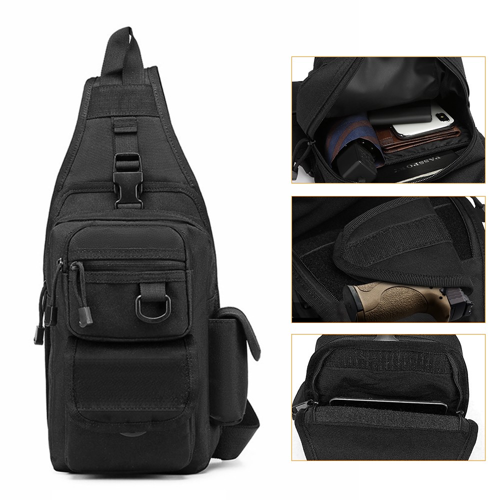 Bolsa de pistola táctica, bols - Edc Concealed Carry Backpack reseña y precio