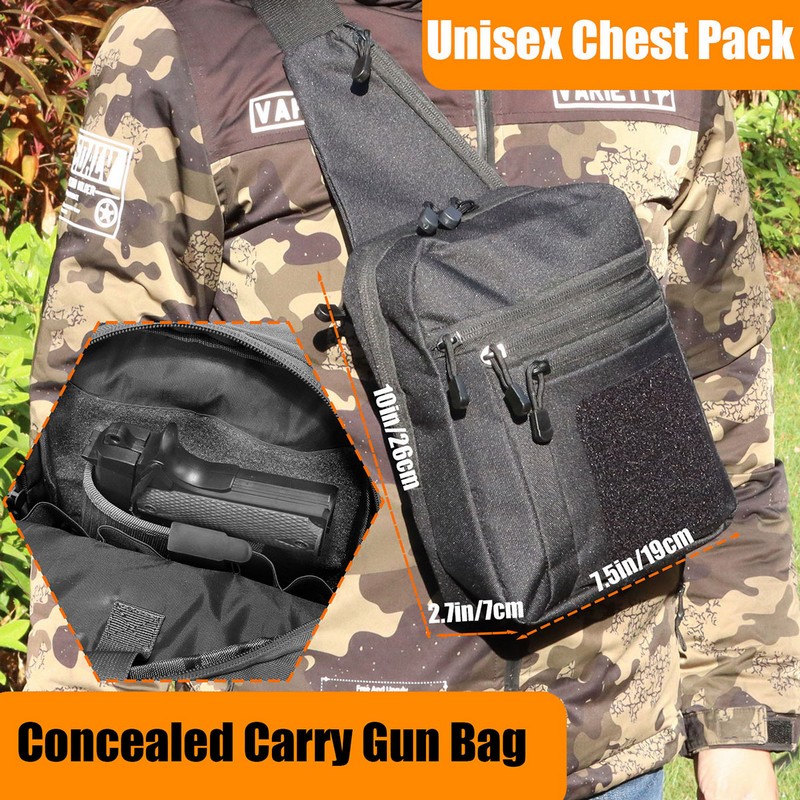 Nueva Bolsa Táctica de Pecho,  - Edc Concealed Carry Backpack reseña y precio