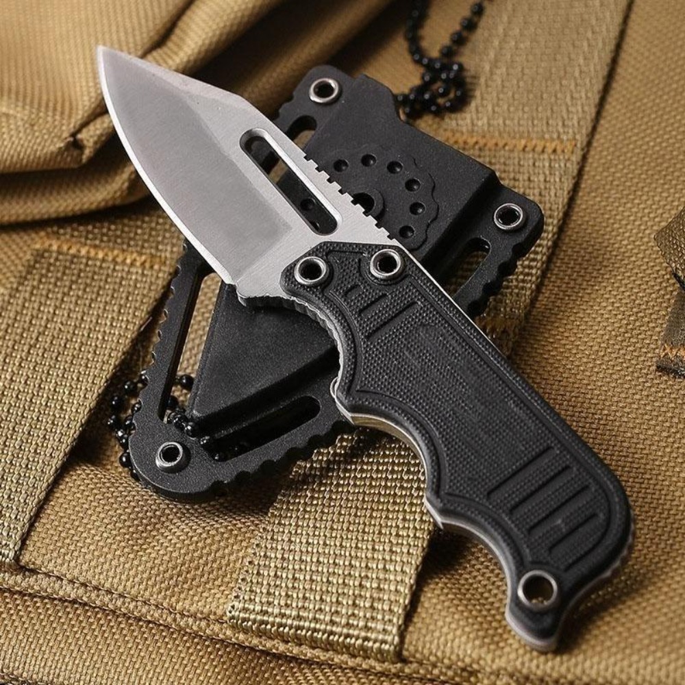 Cuchillo de cuello portátil co - Edc Carry Fixed Blade Knife reseña y precio
