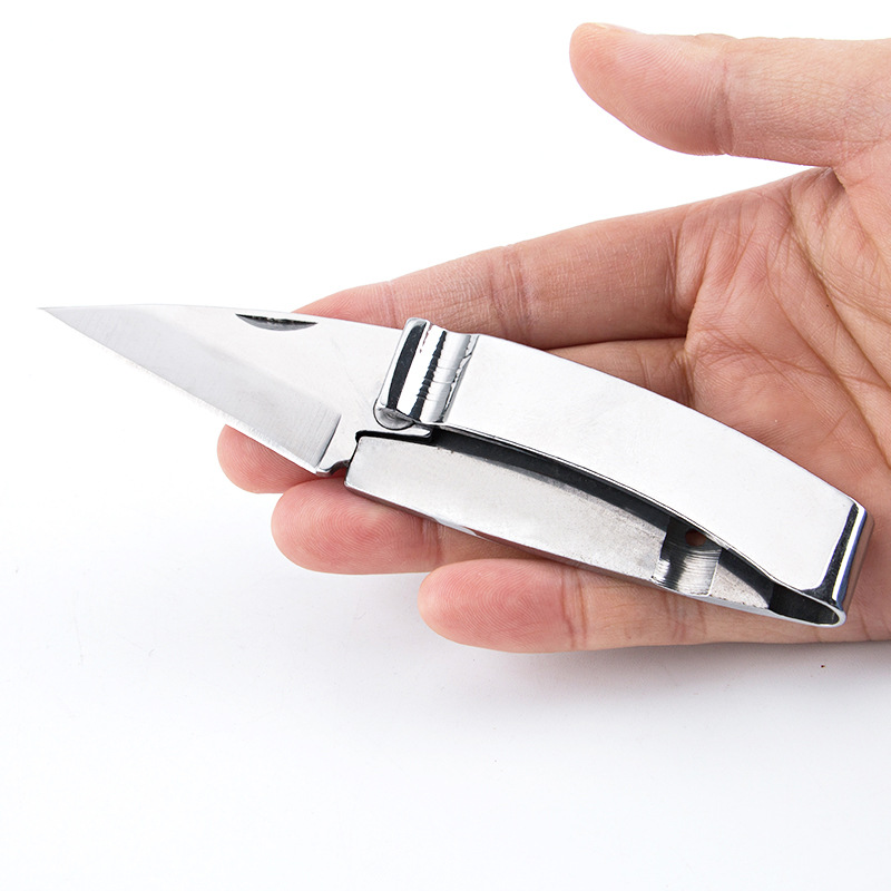 Cuchillo plegable de hoja afil - Edc Concealed Carry reseña y precio
