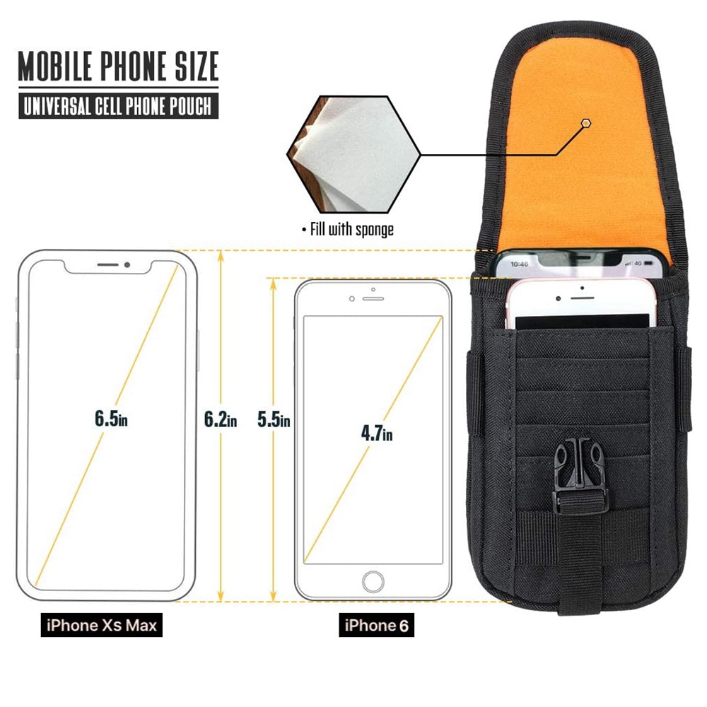Funda Táctica para Teléfono Mo - Edc Carry Belt Pouch reseña y precio