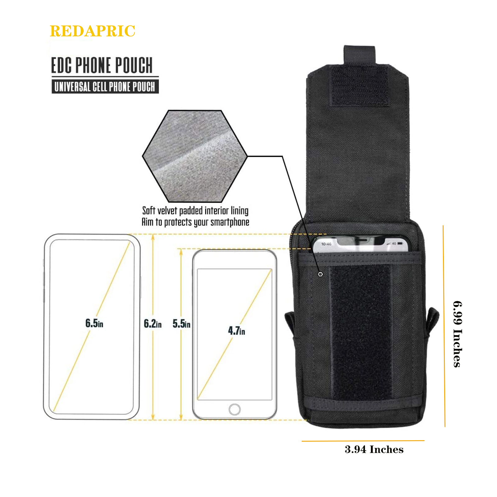 Bolsa táctica Molle, riñonera  - Edc Carry Belt Pouch reseña y precio