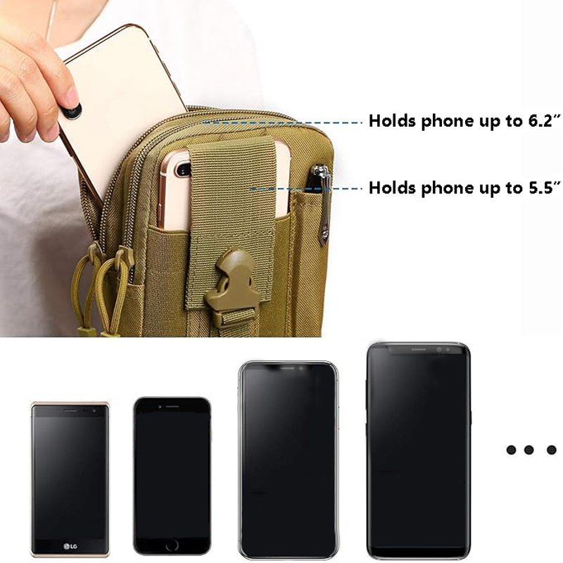 Bolsa táctica Molle Universal  - Edc Carry Belt Pouch reseña y precio